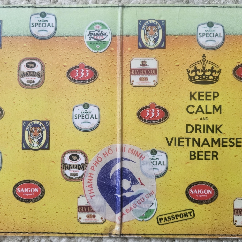 Vietnamese Beer Passport Holder